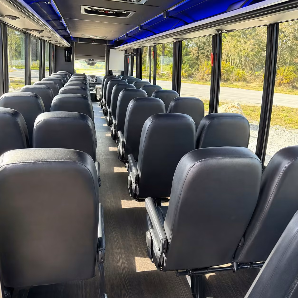 35 passenger minibus inside
