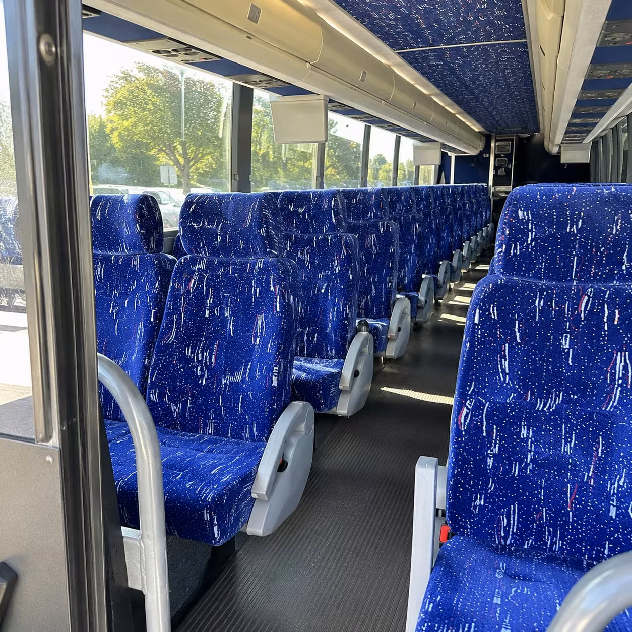 anaheim charter bus rental inside