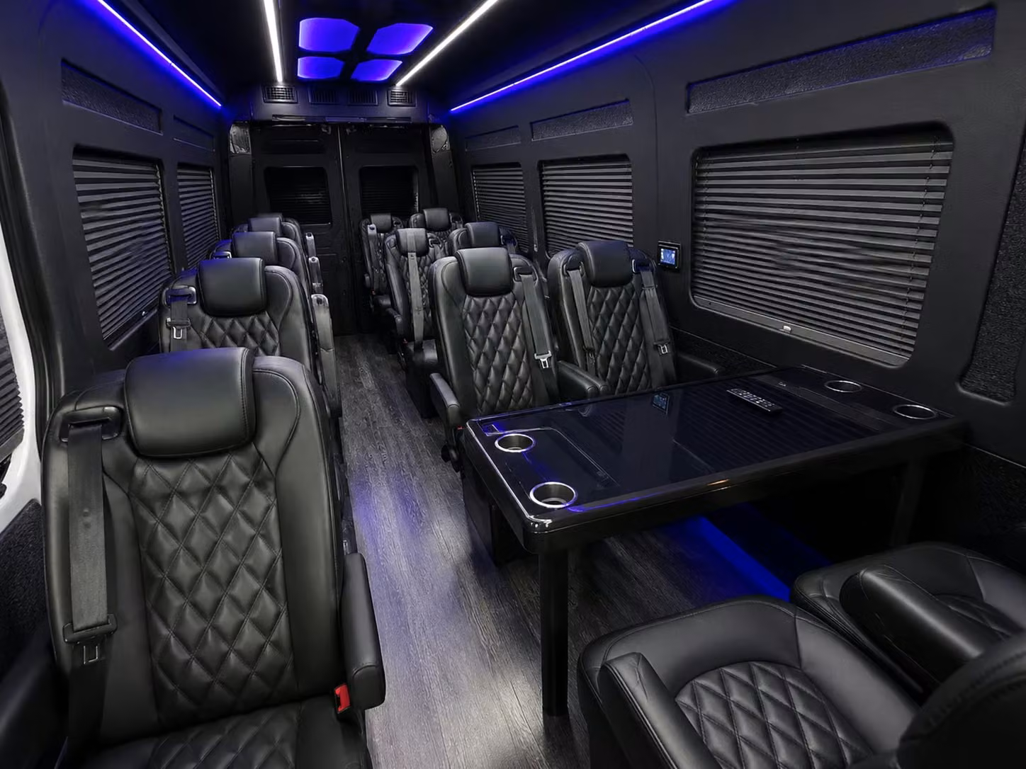 sprinter van with driver inside