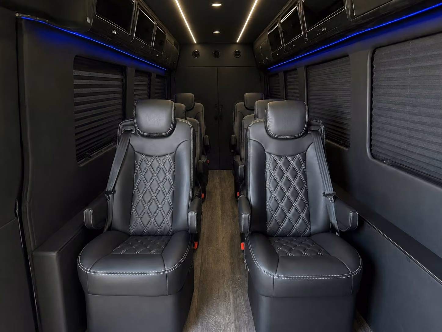 sprinter van with driver interior